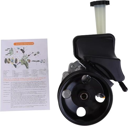 1PC مضخة التوجيه الكهربائية 5181854AA 5181778AB RL181778AB مع بكرة متوافقة مع Dodge Challenger 2014-2018 ، Dodge Charger 2012-2019 ، Jeep Grand Cherokee 2013-2015 in Saudi Arabia