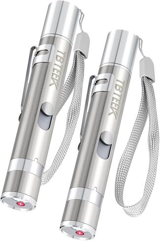 TBTeek Cat Toys Rechargeable, Cat Toys for Indoor Cats,7 Adjustable Lights&Pattern Interactive Cat Toy,Portable Funny Kitten Toy for Training Play Exercise（2 Pack ） in Kuwait