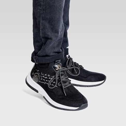 Men's Causal Dress Sneakers Breathable Wool Knit Business Walking Shoes Lightweight Comfotable Slip On Tennis Work Oxfords in Saudi Arabia