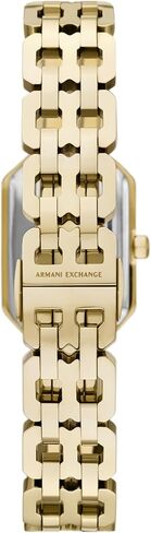 Armani Exchange A|X Women's Watch, Rectangle Two-Hand Watch for Women with Stainless Steel Band in Saudi Arabia