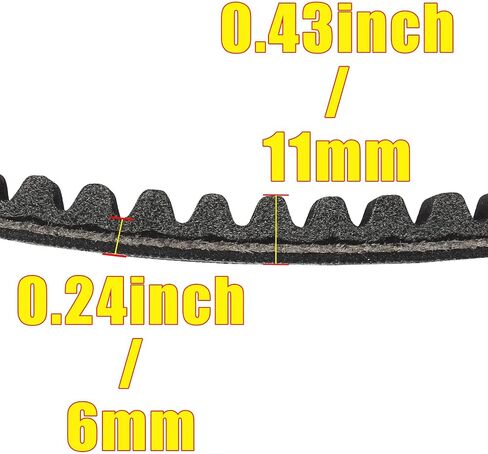 Drive Belt Compatible With Comet 203788 203788A TAV2 Brister Go Kart 40 and 44 Series Torque Converters 8 to 18hp Engines in Saudi Arabia