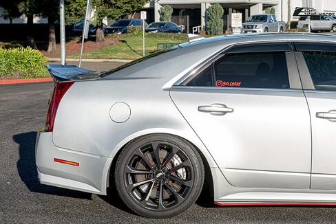 استبدال المتجر المتطرف عبر الإنترنت لنماذج كاديلاك CTS & CTS-V 2008-2013 | EOS Vissors Tape-on Style Smoke Side Side Side Side Window Window Divlectors DWV-V216 in Saudi Arabia