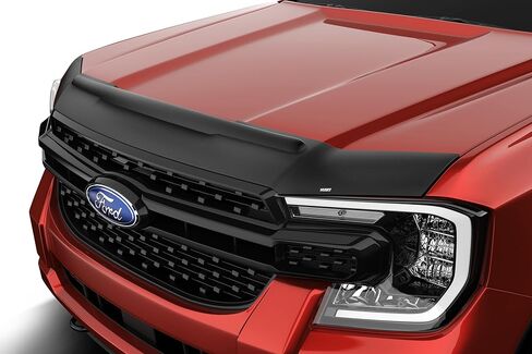 Husky Liners Aeroskin II Hood Protector | يناسب 2021-2025 فورد F-150 (يستبعد نماذج الهزة/Raptor/Platinum/King Ranch) | انحراف الانحراف المنخفض/درع الأخطاء - 1 جهاز كمبيوتر. ، أسود محكم | 2830196 in Saudi Arabia