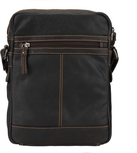 Denver Crossbody Bag – Chestnut Full‑Grain Leather Sling Bag – Compact Urban Shoulder Bag in Saudi Arabia