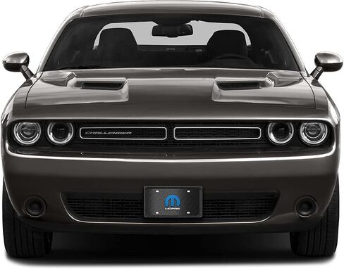 لشعار Mopar 3D المزدوج على لوحة ترخيص من الألياف الكربونية السود in Saudi Arabia