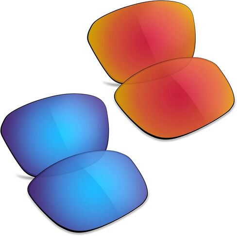 Polarized Replacement Lenses for Oakley Split Shot OO9416 Sunglasses -Fire Red+Ocean Blue in Saudi Arabia