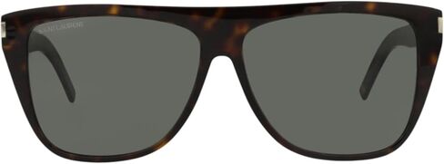 SAINT LAURENT SL1 002 Havana/Grey SLIM Rectangle Sunglasses Lens Category 3 S in Saudi Arabia