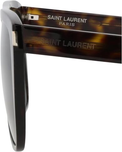 SAINT LAURENT SL1 002 Havana/Grey SLIM Rectangle Sunglasses Lens Category 3 S in Saudi Arabia