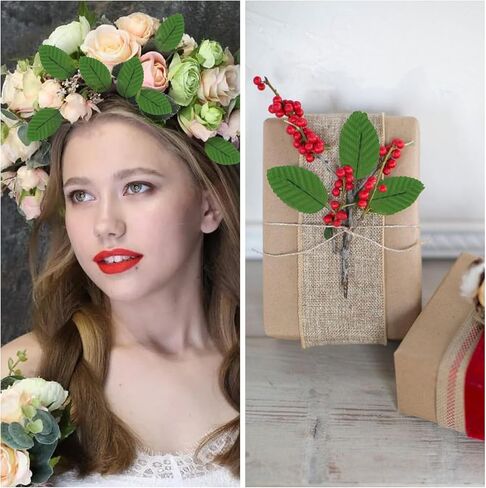 200 PCS أوراق خضراء مزيفة الأوراق الاصطناعية للحرير الحرير مزيف فولك سلكية سلكية واحدة كبيرة لورقة الديكور لأوراق فو ، زهور مزيفة الأوراق الخضراء لأركال الزفاف ديي in Kuwait