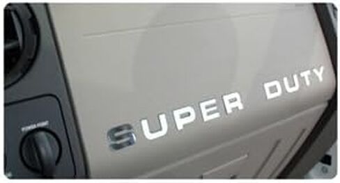 Eurosport Daytona- Compatible with 2008-2016 Super Duty- Dashboard Lettering Kit - Ultra-Chrome in Saudi Arabia