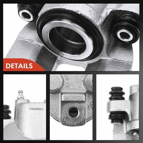 A -Premium Disc -Disc Brake Assembly بدون قوس متوافق مع موديلات Select Ford و Lincoln و Mercury - Crown Victoria ، Grand Marquis ، Town Car ، 1996-2000 - السائق الخلفي والركاب in Saudi Arabia