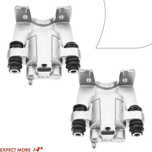 A -Premium Disc -Disc Brake Assembly بدون قوس متوافق مع موديلات Select Ford و Lincoln و Mercury - Crown Victoria ، Grand Marquis ، Town Car ، 1996-2000 - السائق الخلفي والركاب in Saudi Arabia