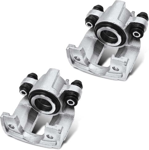 A -Premium Disc -Disc Brake Assembly بدون قوس متوافق مع موديلات Select Ford و Lincoln و Mercury - Crown Victoria ، Grand Marquis ، Town Car ، 1996-2000 - السائق الخلفي والركاب in Saudi Arabia