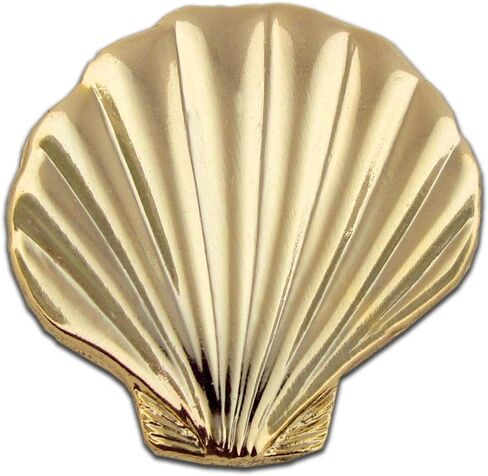 Pinmart Gold مطلي البحر قذيفة المحيطات حيوان طية طية صدر السترة in Saudi Arabia