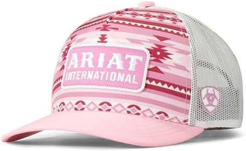 ARIAT Ladies Cap with Southwestern Pattern - Pink in Saudi Arabia