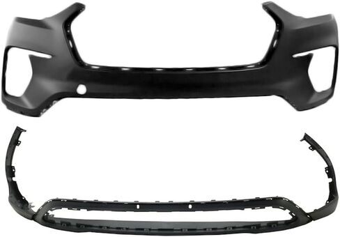 FitParts Compatible with Front Bumper Covers Kit 2017 2018 2019 Hyundai Santa Fe GLS SEL SE HY1000216 HY1015107, 86511B8AA0 86512B8AA0 in Saudi Arabia