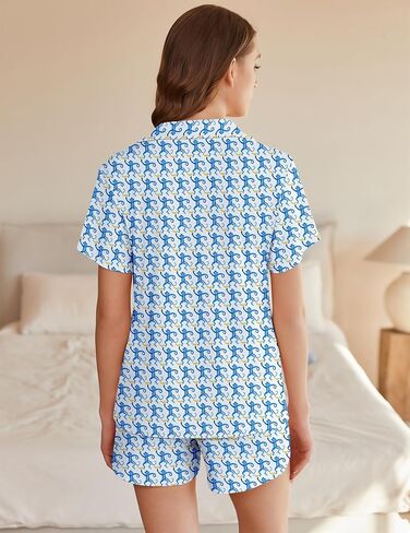 Ekouaer Womens مضلعة متماسكة مجموعة Pajama مجموعة قصيرة ناعمة مريحة pj مجموعة 2 قطعة صالة مع جيوب سمين s-xxl in Kuwait
