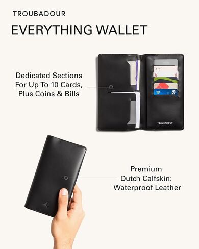 Troubadour Flip Wallet - Black in Saudi Arabia