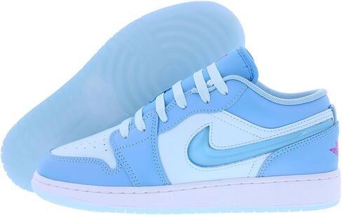 Jordan Big Kid's 1 Low Se Aquarius Blue/Aquarius Blue (FN7366 400) - 5.5 in Saudi Arabia