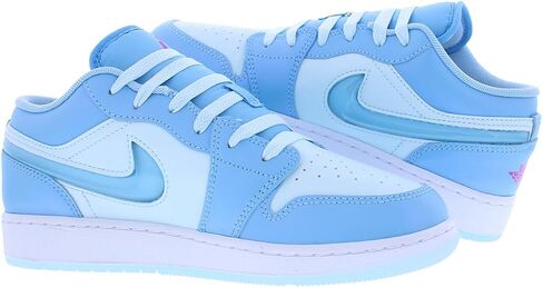 Jordan Big Kid's 1 Low Se Aquarius Blue/Aquarius Blue (FN7366 400) - 5.5 in Saudi Arabia