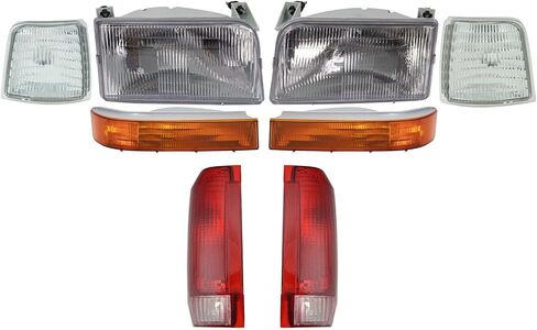 TRQ Lighting Kit Compatible with 1994-2001 Dodge Ram 1500 1994-2002 Ram 2500 Ram 3500 CH2502101 CH2503101 CH2800122 CH2801122 in Saudi Arabia