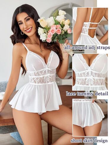 الملابس الداخلية Avidlove للنساء قطعة واحدة من الدانتيل الدانتيل in Kuwait