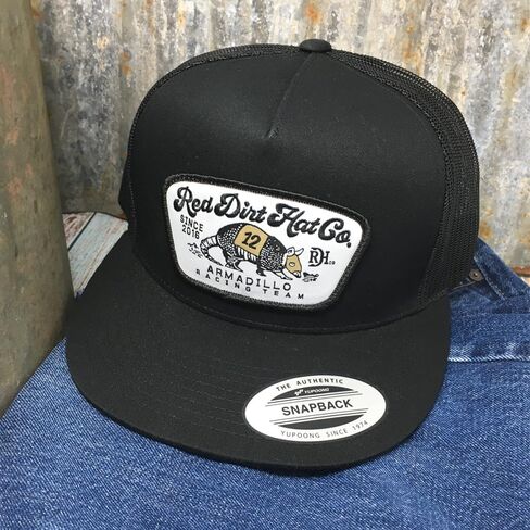 Red Dirt Hat Company Armadillo Racing Adjustable Snapback Hat in Kuwait