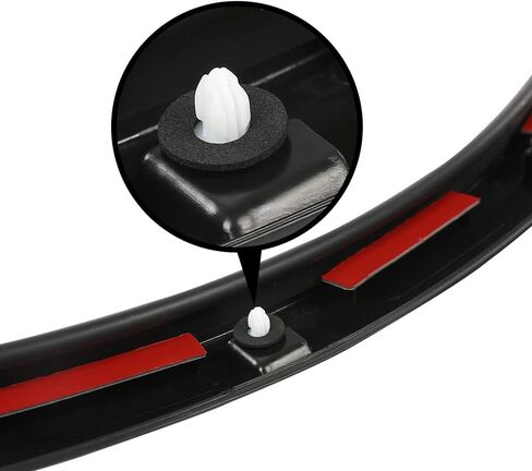 ALLGOOD Door Wheel Fender Arch Flare Mold Compatible With Tesla Model X 2016-2021 Fender Wheel Flare Molding Trim Black Right Rear Passenger Side in Saudi Arabia