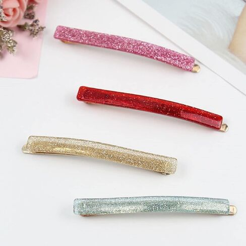 MIAO JIN Hair Clip, 20PCS Rhinestone Flower Hair Clip Bobby Pin, Bling Crystal Love Pins Handmade Metal Headwear Hair Clips for Women's and Girls' Hair Accessories in Saudi Arabia
