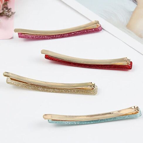 MIAO JIN Hair Clip, 20PCS Rhinestone Flower Hair Clip Bobby Pin, Bling Crystal Love Pins Handmade Metal Headwear Hair Clips for Women's and Girls' Hair Accessories in Saudi Arabia