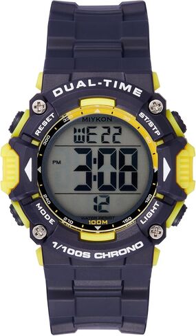 Miykon Womens Sports Digital Watch - Lightweight Shockproof, Super Illuminator, Stopwatch and Timer, Alarm, Dual Time, 24hr Military Time, 100M Water Resistant in Kuwait