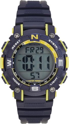 Miykon Womens Sports Digital Watch - Lightweight Shockproof, Super Illuminator, Stopwatch and Timer, Alarm, Dual Time, 24hr Military Time, 100M Water Resistant in Kuwait