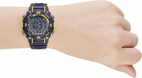 Miykon Womens Sports Digital Watch - Lightweight Shockproof, Super Illuminator, Stopwatch and Timer, Alarm, Dual Time, 24hr Military Time, 100M Water Resistant in Kuwait