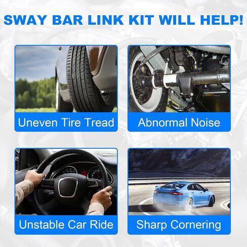 K750043 Sway Bar Link Front, Stabilizer Bar Link Compatible with Lexus for CT200h 2011-2017, for Scion for xB 2008-2015, for Toyota for RAV4 2006-2018 in Saudi Arabia