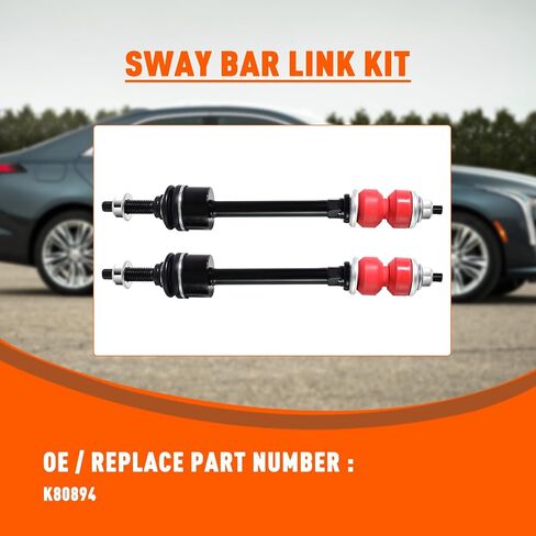 Automotive Replacement Sway Bar Link Kit K80894 ، Sway Bar Link Front Front مع Dodge for RAM 1500 2006-2010 ، متوافق مع RAM لـ 1500 2011-2018 لـ 1500 Classic 2019-2022 in Saudi Arabia