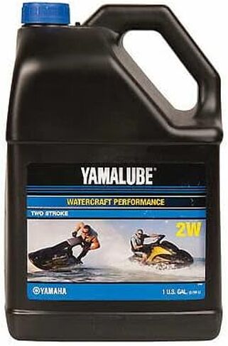 yamaha acc-y2wjb-wv-04 Yamalube 2W Watercraft 2-Stroke Waverunner Gallon (زجاجة فردية) ؛ جديد # LUB-2STRK-W1-04 صنعه Yamaha in Kuwait