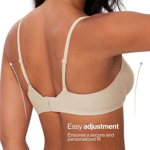 V Neck Mesh Supportive Bra, Seamless Push up Bra no Underwire, Comfortable Bralette for Women in Kuwait