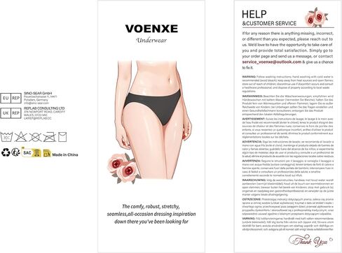 voenxe Women Underwear Cotton Hipster Panties,Stretch Bikini Women's Full Coverage Brief,Soft Breathable Ladies Undies,5 Pack in Saudi Arabia