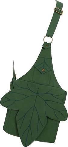miccostumes Medieval Shoulder Bag Renaissance Viking Elf Canvas Pouch Bag in Saudi Arabia