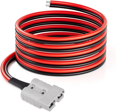 10AWG 2FT Anderson Connector 50 Amp Cable,Anderson SB50 Plug Battery Quick Connector Cable for Solar and Wind Energy Systems Battery Power Connections in Saudi Arabia