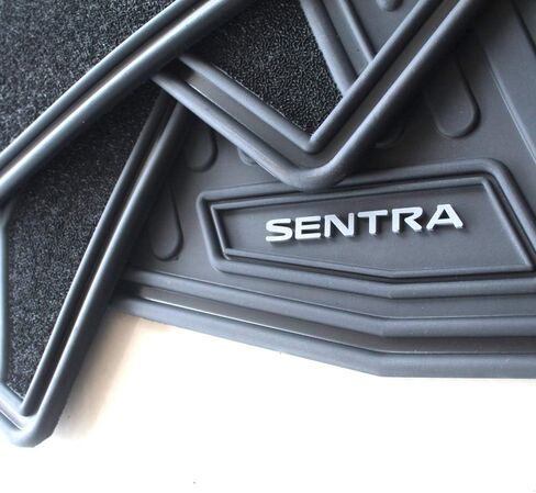 الحصير الأرضية لنيسان Sentra OEM أصلي - جميع الطقس - الثقيلة - (2014 ، 2015،2016،2017،2018،2019) مجموعة كاملة (أسود) in Saudi Arabia