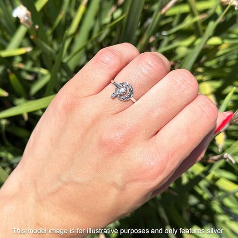 Blue Apple Co. Minimalist 12mm Celtic Raven Crescent Moon Ring Oxidized Filigree Design Vintage Style Pentagram Fashion Statement Rings For Women 925 Sterling Silver Gift For Her in Kuwait