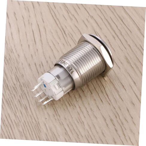 Led Metal Push Button Switch 16mm Dc12v Spdt Toggle Waterproof for Machine Car DIY in Saudi Arabia