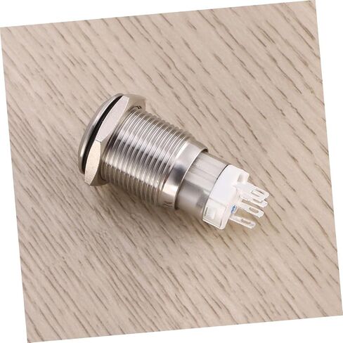 Led Metal Push Button Switch 16mm Dc12v Spdt Toggle Waterproof for Machine Car DIY in Saudi Arabia