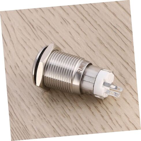 Led Metal Push Button Switch 16mm Dc12v Spdt Toggle Waterproof for Machine Car DIY in Saudi Arabia