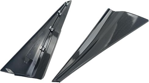 Rear Side Splash Guards Mud Flap with Rear Bumper Side Corner Splitter Apron 4PCS for Corvette C7 ZR1 Z06 Grand Sport 2015-2019 (Carbon Fiber Print) in Kuwait