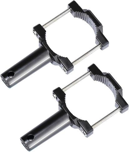2 PCS Motorcycle Spotlight Mount Brackets, Shock-Absorption Turn Signals Mount Bracket, Alloy Tube Clamp Headlight Fog Light Auxiliary Mounting Holder, for 1" - 2.54" ATV UTV Roll Bar in Saudi Arabia