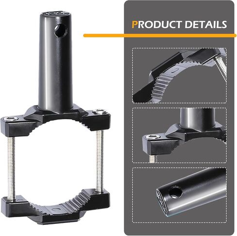 2 PCS Motorcycle Spotlight Mount Brackets, Shock-Absorption Turn Signals Mount Bracket, Alloy Tube Clamp Headlight Fog Light Auxiliary Mounting Holder, for 1" - 2.54" ATV UTV Roll Bar in Saudi Arabia