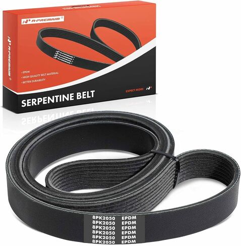 A-Premium Engine Serpentine Drive Belt Compatible with Ford, GMC, Chevrolet, Freightliner, Kenworth, Peterbilt Cars - F-250 F-350 Super Duty, E-150 Econoline, Excursion, C6500 Kodiak Topkick & More in Saudi Arabia