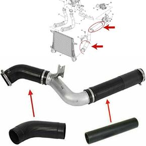 Turbo Intercooler Hose Pipe Compatible with Vauxhall/Opel Antara Chevrolet Captiva 2011-On 95383819 (Set) in Saudi Arabia